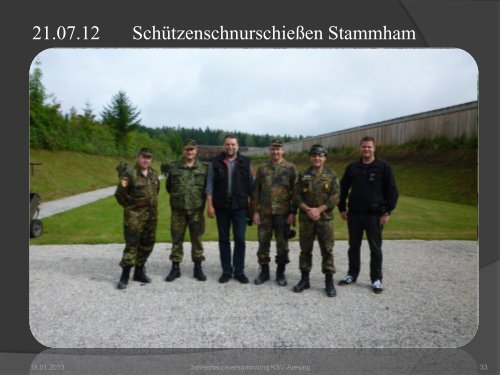 Jahreshauptversammlung 2013 - KSV-Aresing