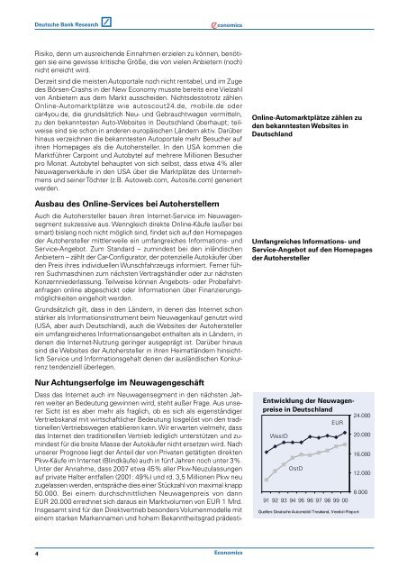 B2C-Handel in der Automobilindustrie: Internet primär als