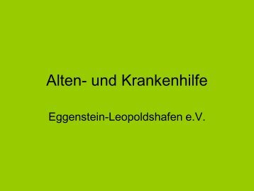 Alten- und Krankenhilfe - Klaus Ratzel