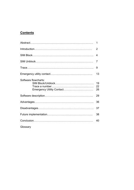 Automatic SIM Block & Unblock, Trace a number & Emergency Utility ...