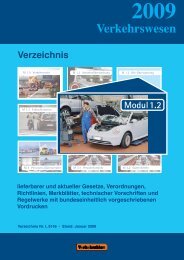 Verkehrsrecht Personen- und Güterverkehr Straßen - Verkehrsblatt