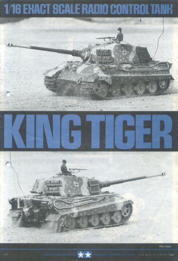 56004 Tamiya King Tiger Sd Kfz 182 - fischertechnik Museum