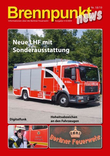 Brennpunkt news Nr. 18/19 - Feuerwehrmuseum Berlin