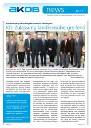 Kfz-Zulassung landkreisübergreifend - AKDB