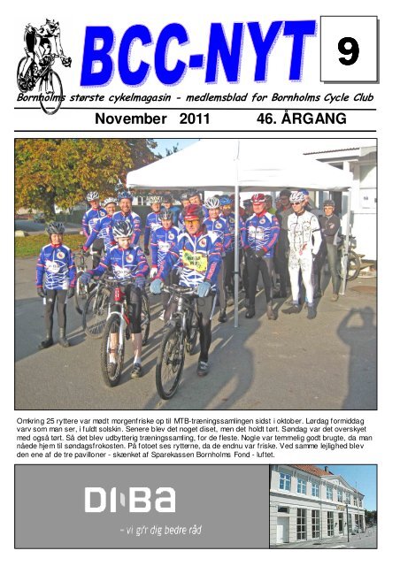 BCC-NYT november 09 2011 - Bornholms Cycle Club