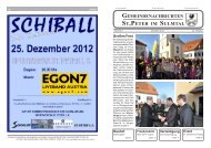 Dezember 2012 - St. Peter im Sulmtal