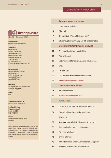 Heft 68-12 - Gewerkschaft für Tiere