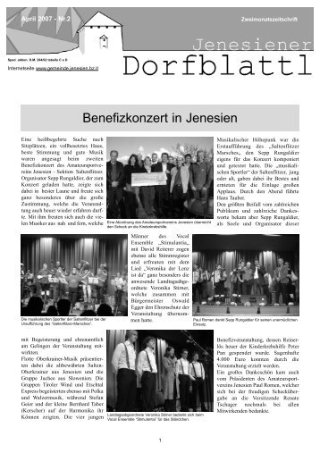 Jenesiener Dorfblattl 2007-02 (3,33 MB)