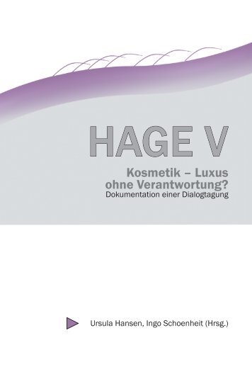 HAGE V, Dokumentation einer Dialogtagung - Procter & Gamble