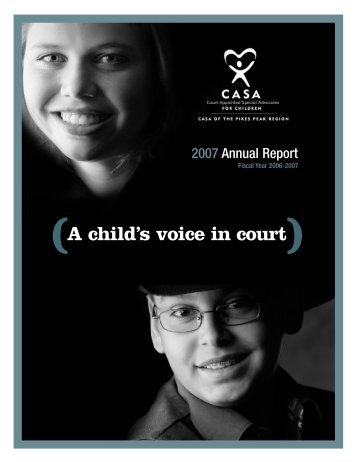 (A child's voice in court) - CASA of the Pikes Peak Region
