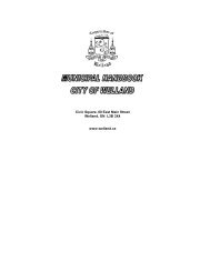 Municipal Handbook - City of Welland