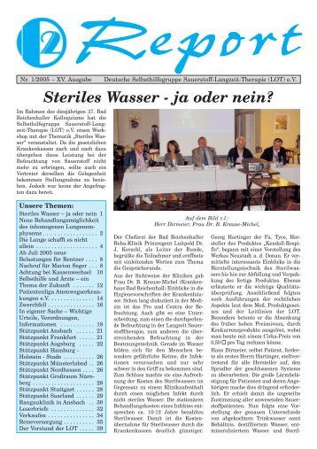 Steriles Wasser - Deutsche Selbsthilfegruppe für Sauerstoff ...