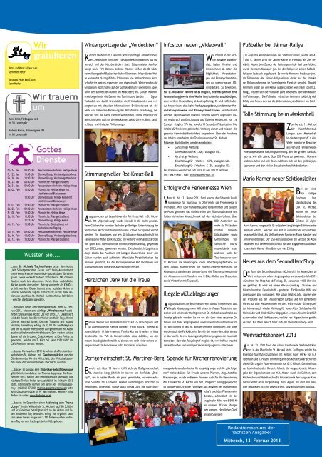 "Informativ" January 2013 - St. Michael