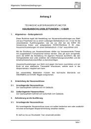 Anhang 2 HAUSANSCHLUSSLEITUNGEN ≤ 5 BAR - bei Wels Strom