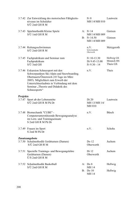 Lehrbericht 2005 - Universität Koblenz · Landau