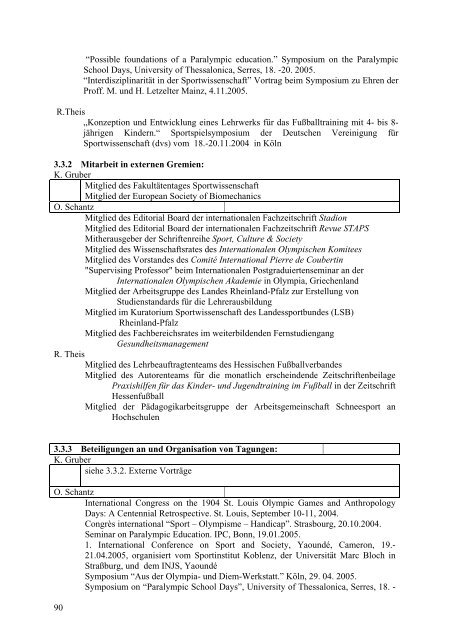 Lehrbericht 2005 - Universität Koblenz · Landau