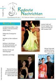 Redoute Nachrichten Ausgabe April 2010 - 1.TGC REDOUTE ...