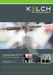 Produktkatalog 2012|13 Präzisionswerkzeuge - Kelch GmbH