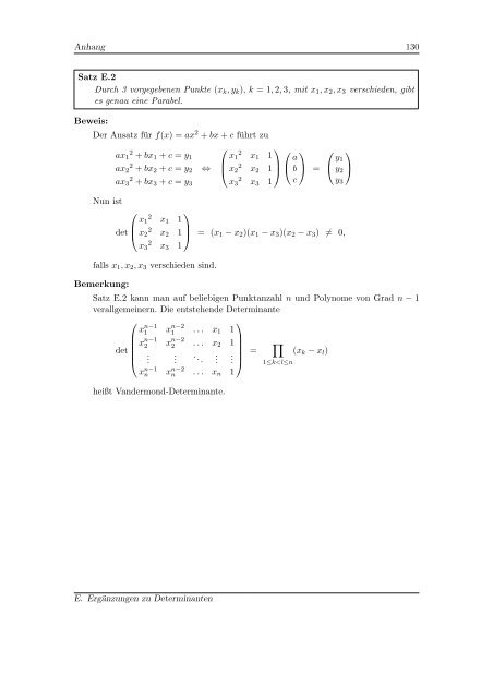 Mathematik 1 - Homepage von Georg Hoever - FH Aachen