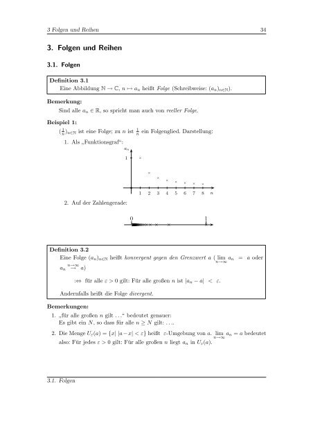 Mathematik 1 - Homepage von Georg Hoever - FH Aachen