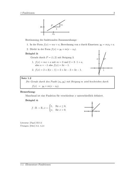 Mathematik 1 - Homepage von Georg Hoever - FH Aachen