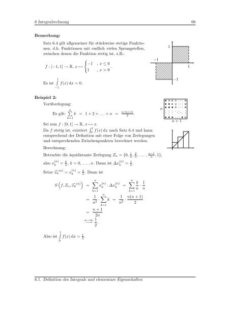 Mathematik 1 - Homepage von Georg Hoever - FH Aachen