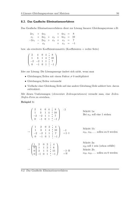 Mathematik 1 - Homepage von Georg Hoever - FH Aachen