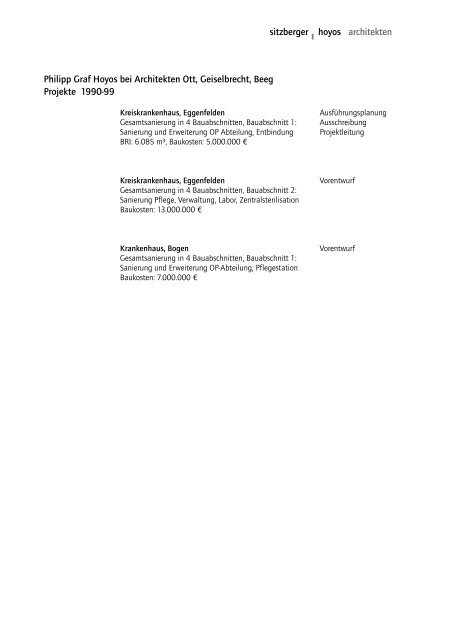 s_h_referenzliste 2006-Layout 1 - architekten sitzberger | hoyos