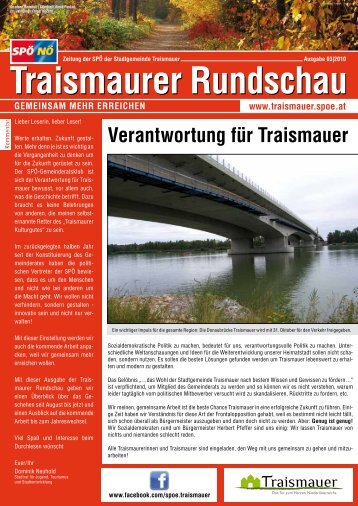 Traismaurer Rundschau - SPÖ Traismauer