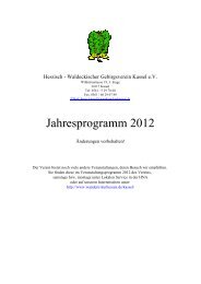 Jahresprogramm 2012 - Hessisch-Waldeckischer Gebirgs