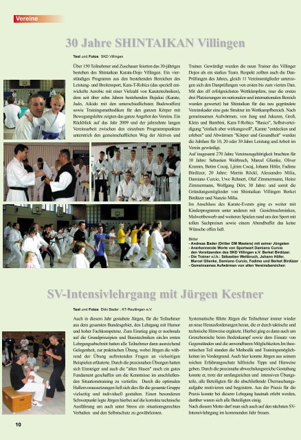 KVBW-Magazin 0905 - Bushido Oberkirch