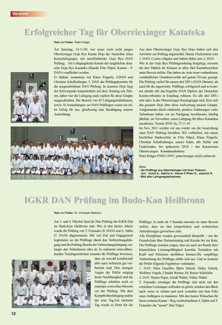 KVBW-Magazin 0905 - Bushido Oberkirch