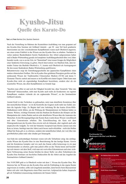 KVBW-Magazin 0902 - Bushido Oberkirch