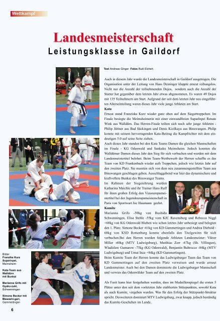KVBW-Magazin 0902 - Bushido Oberkirch