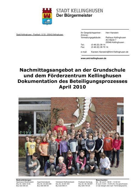 Nachmittagsangebot für Schüler - Kellinghusen