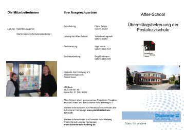 Vorlage Flyer - Diakonie Ruhr-Hellweg - Pestalozzischule Soest