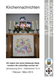 Nachrichten aktuell - Petri-Nikolai und St. Johannis zu Freiberg