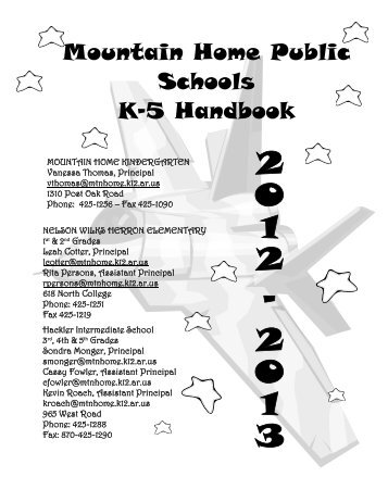Student Handbook - Mountain Home Public Schools