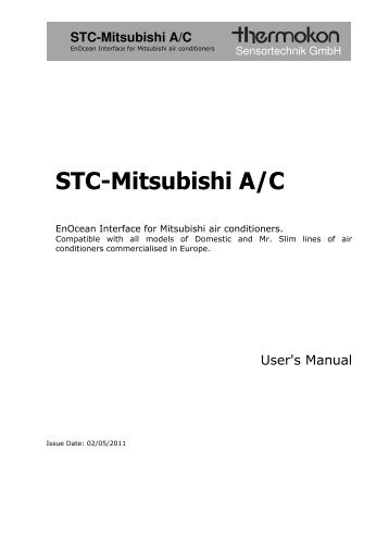 STC-Mitsubishi A/C - Thermokon Sensortechnik GmbH