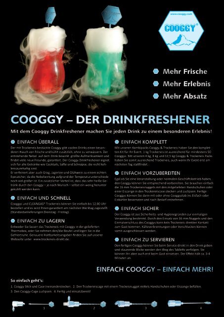 COOGGY – DER DRINKFRESHENER - trockeneis-direkt