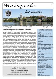 Nr. 2 Seniorenzeitung.indd - Kelsterbach