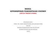 MODUL KEPEMIMPINAN PEMERINTAHAN VISIONER - IPDN