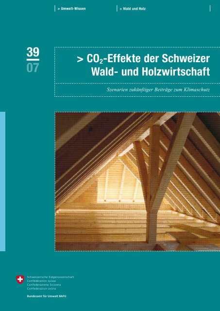 CO2-Effekte der Schweizer Wald- und Holzwirtschaft - BAFU