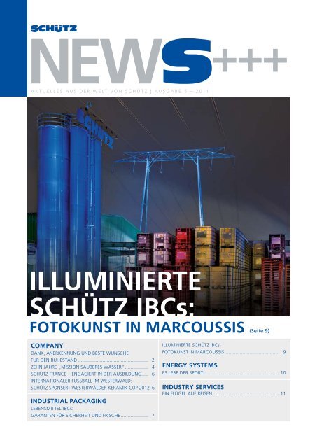 IllumINIErtE SCHÜtZ IBCs: - Schutz GmbH & Co. KGaA