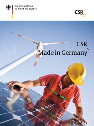 BMAS Broschüre "CSR - Made in Germany" - CSR in Deutschland