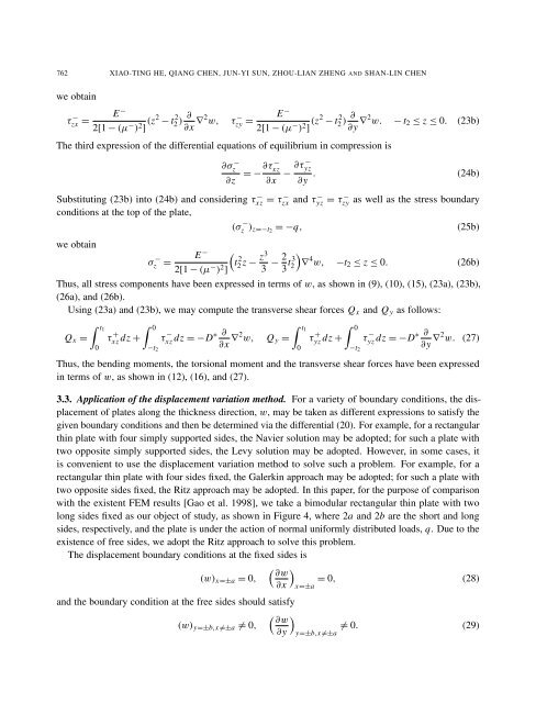 Journal of Mechanics of Materials and Structures vol. 5 (2010 ... - MSP
