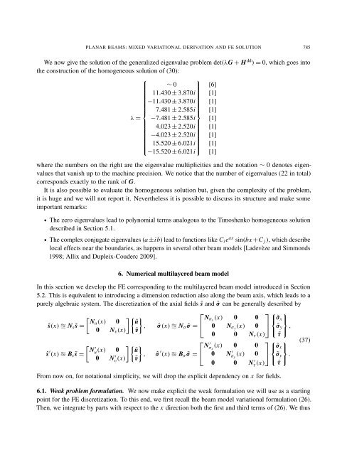 Journal of Mechanics of Materials and Structures vol. 5 (2010 ... - MSP