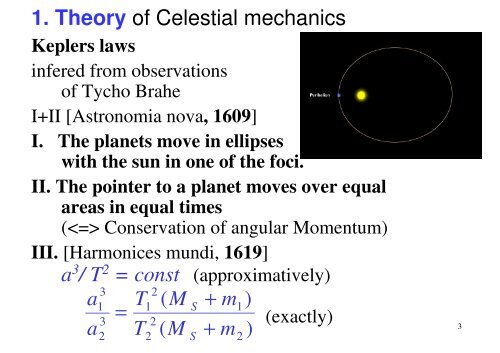 Celestial mechanics