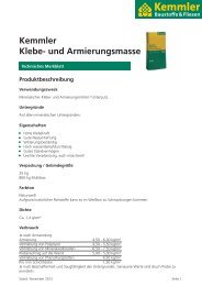 Kemmler Klebe- und Armierungsmasse