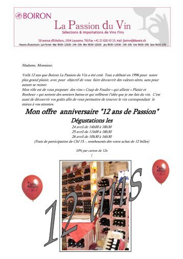 Rouge - BOIRON la passion du vin